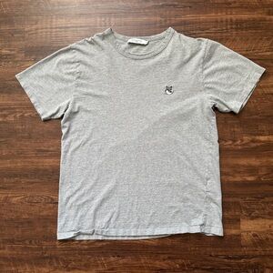 MAISON KITSUNE Fox Head Comfort Tee-Shirt 100% Organic Cotton